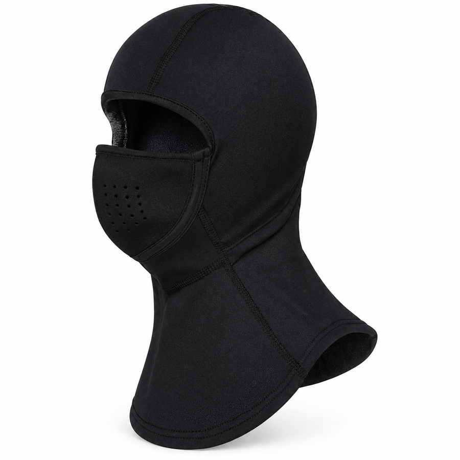 Cagoule de ski enfant | Panneau facial perforé et intérieur gratté