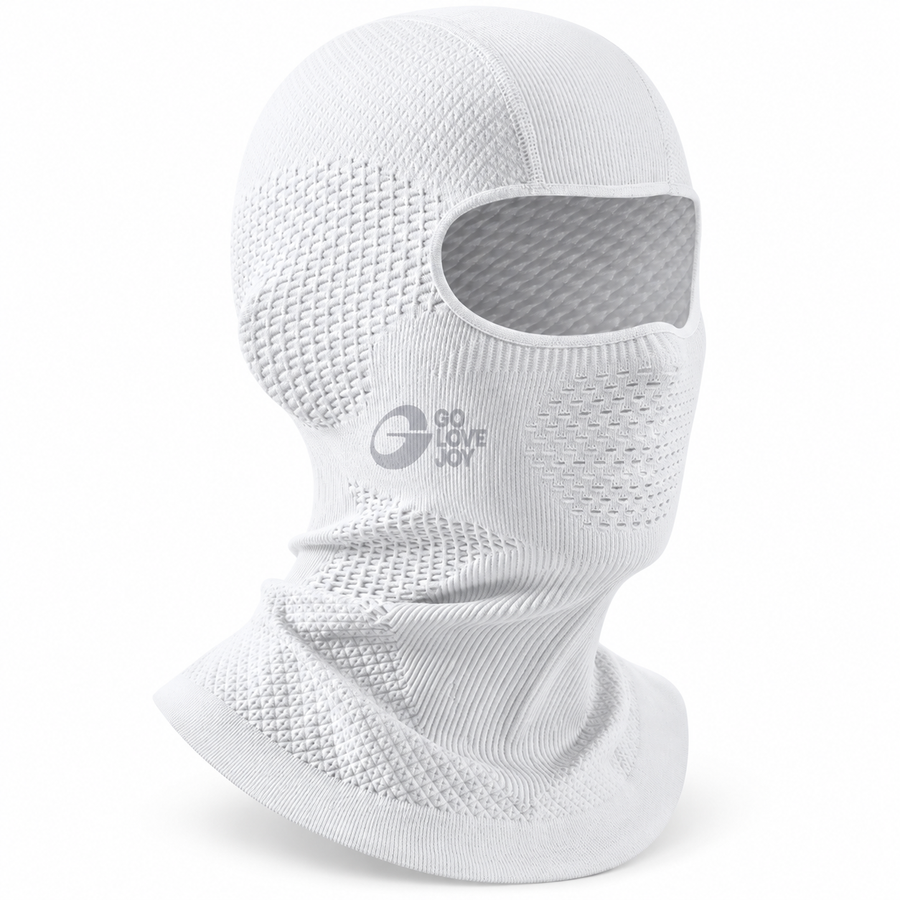 Cagoule de ski | Maille ajourée et bas allongé