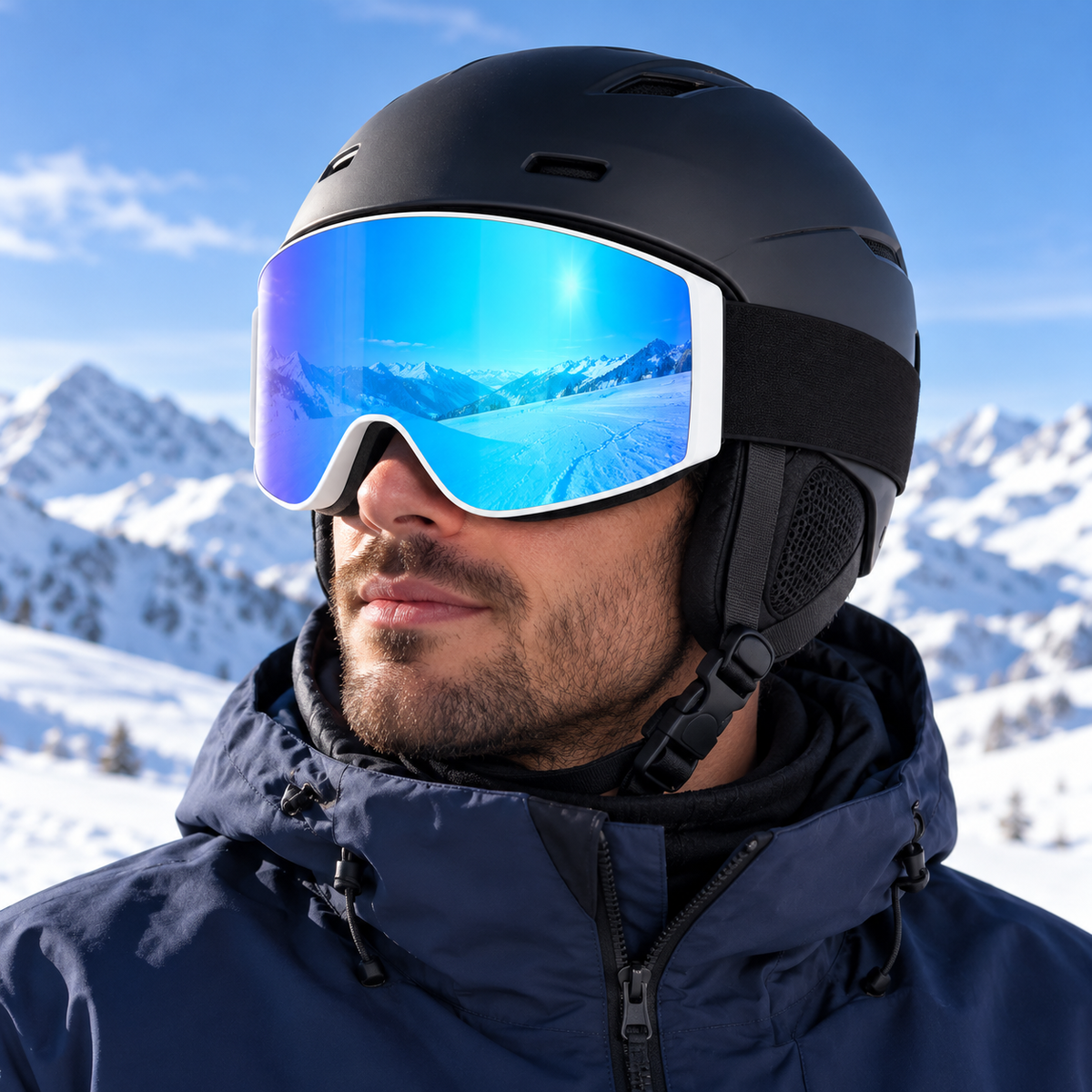 HX-055 - Blanc et bleu - Outpolar