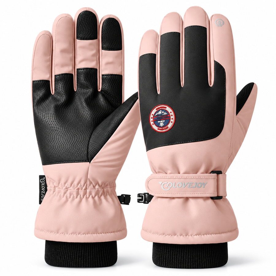 Gants de ski | Paume en PU et poignet réglable