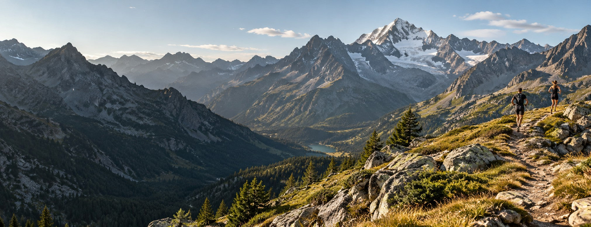 Le grand air et les reliefs de montagne
